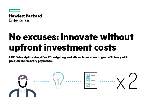 No excuses: innovate without upfront investment costs